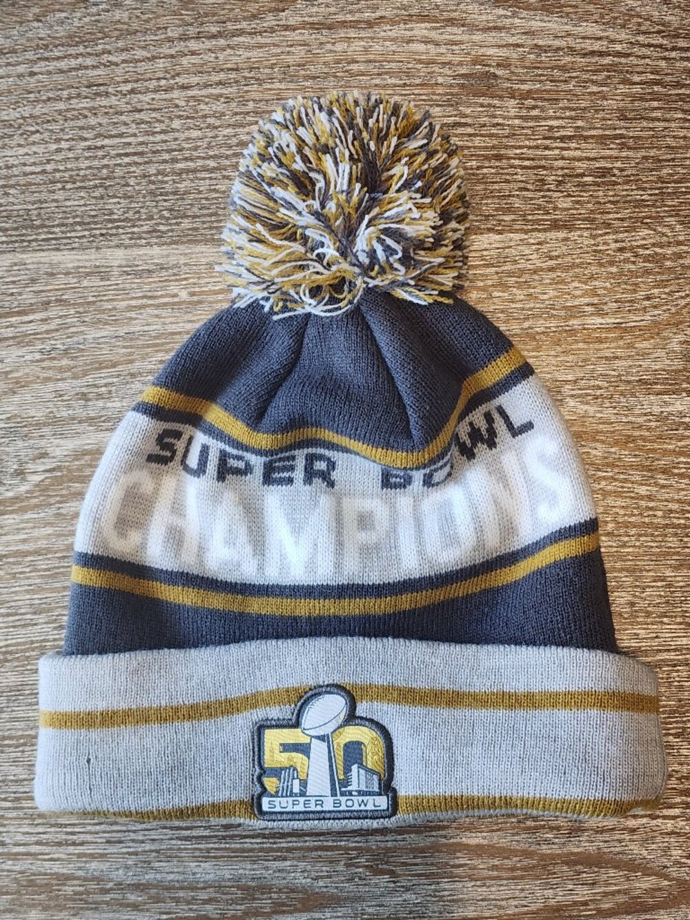 Denver Broncos Champions Super Bowl 50 Winter Beanie by New Era